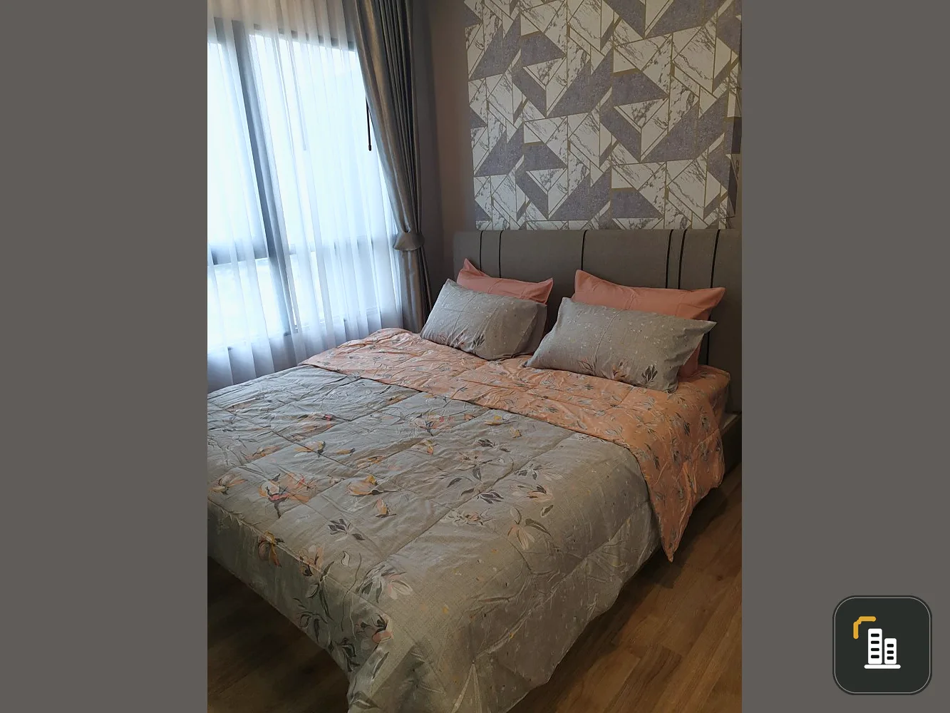 Condo for rent, Niche Mono, Sukhumvit-Bearing, north, city view, new room, beautiful decoration, fully furnished, urgent!!
