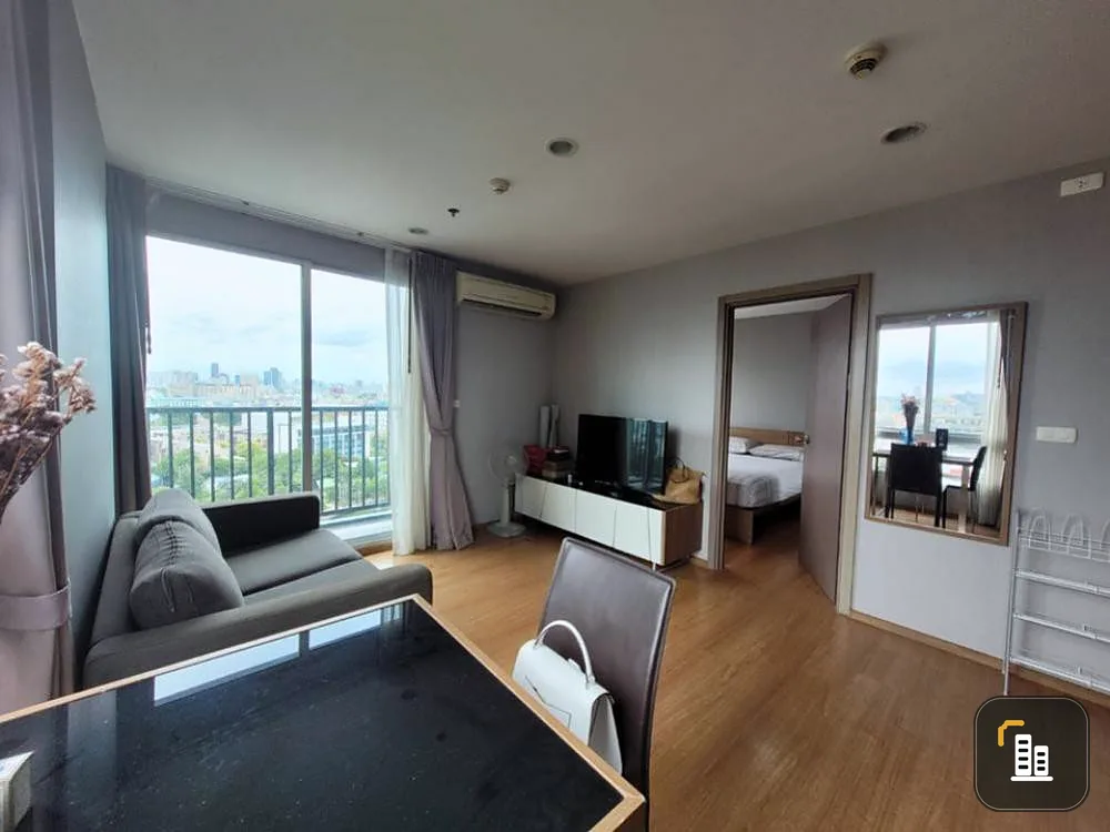 Quick sale!! Condo The Base Sukhumvit 77, 15th floor, beautiful room, fully furnished, ready to move in, don't miss it!!