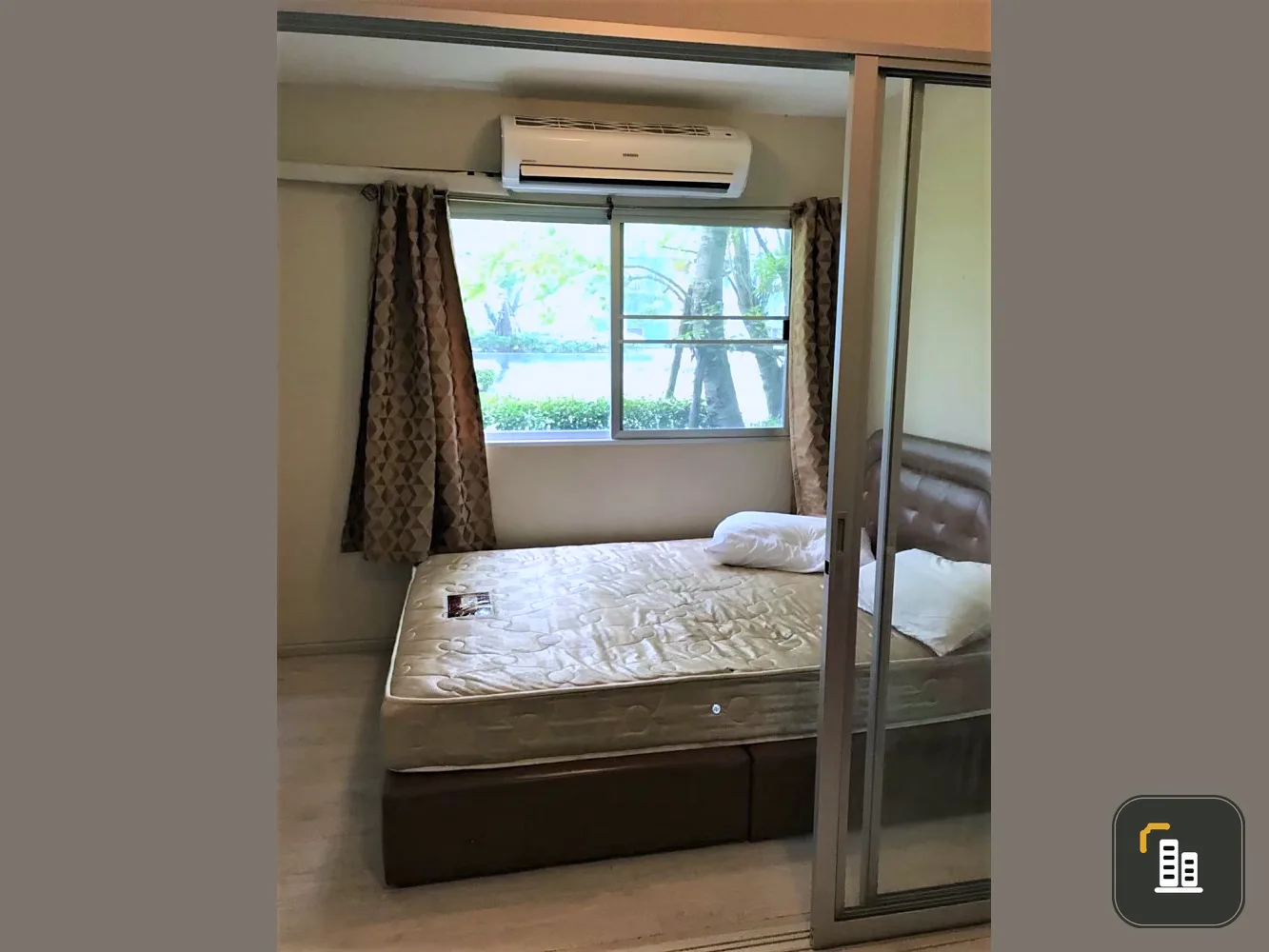 Urgent for rent, Plum Condo Park Rangsit, Building A, fully furnished, ready to move in. with washing machine Good like this. Must reserve.