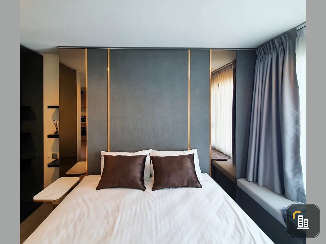 For rent Life Ladprao, perfectly decorated room, very livable, fully furnished and electrical appliances, book now
