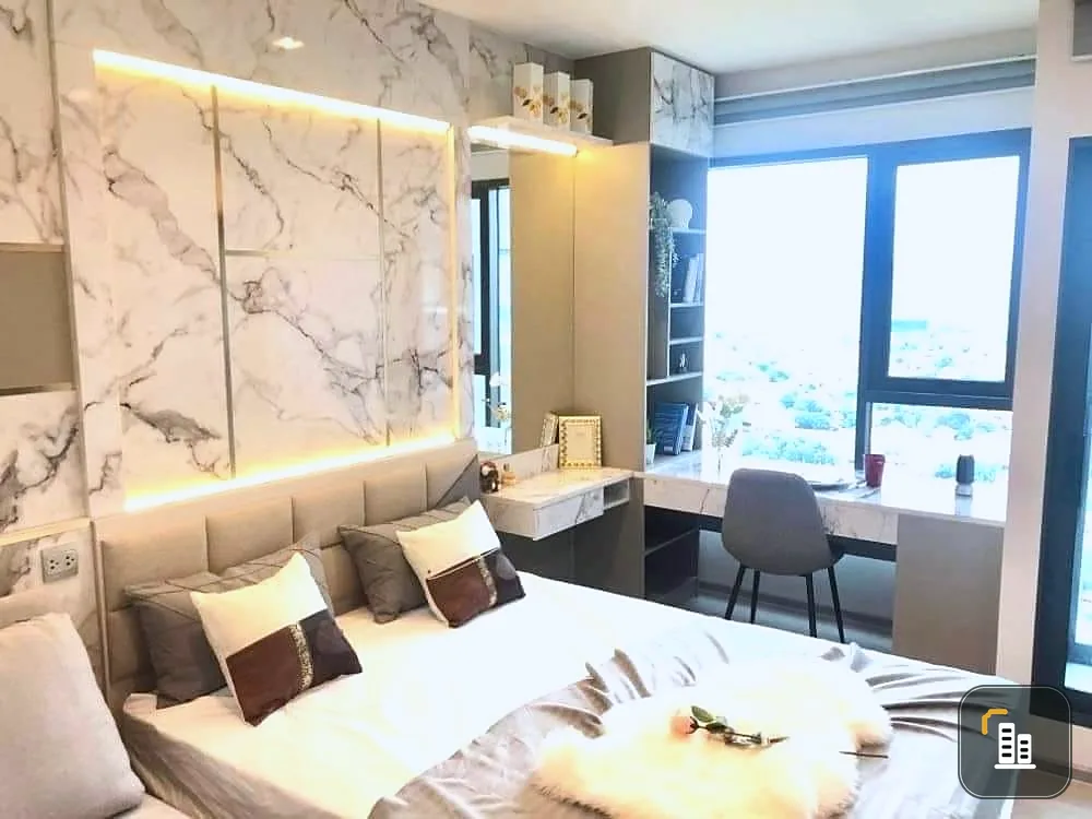 For Sale/Rent!! Condo Life Sukhumvit 62, 20th floor, beautiful room, fully furnished, near BTS Bang Chak, book now!!
