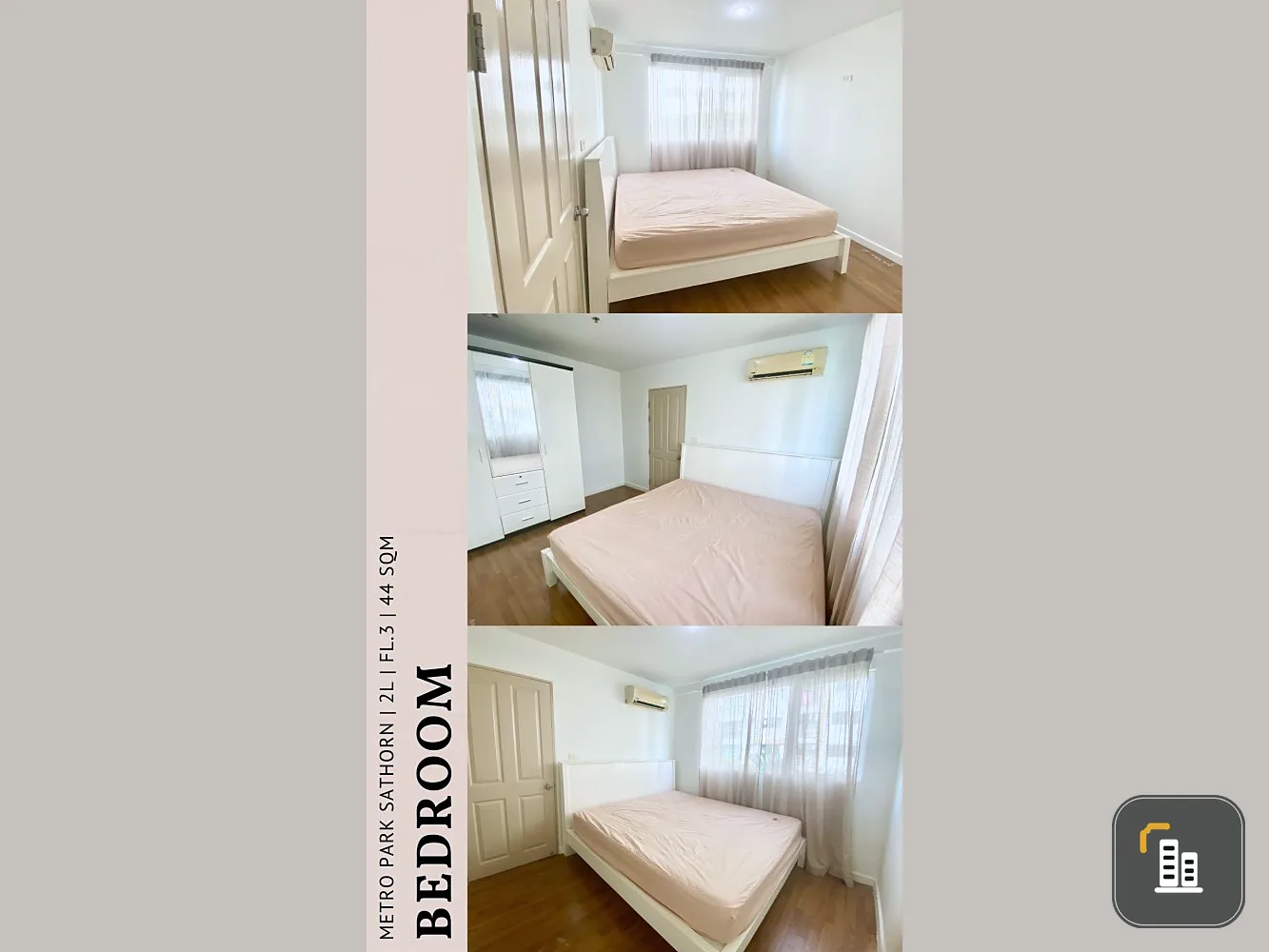 Condo for rent & sale , Metro Park Sathorn, beautiful room, ready to move in Complete electrical appliances. Convenient to travel. Book now.