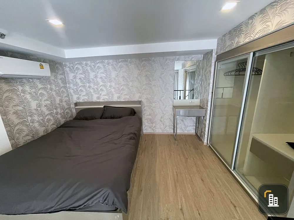 Condo for rent, The Rich Rama 9-Srinakarin, beautiful room, fully furnished, complete electrical appliances, do not miss