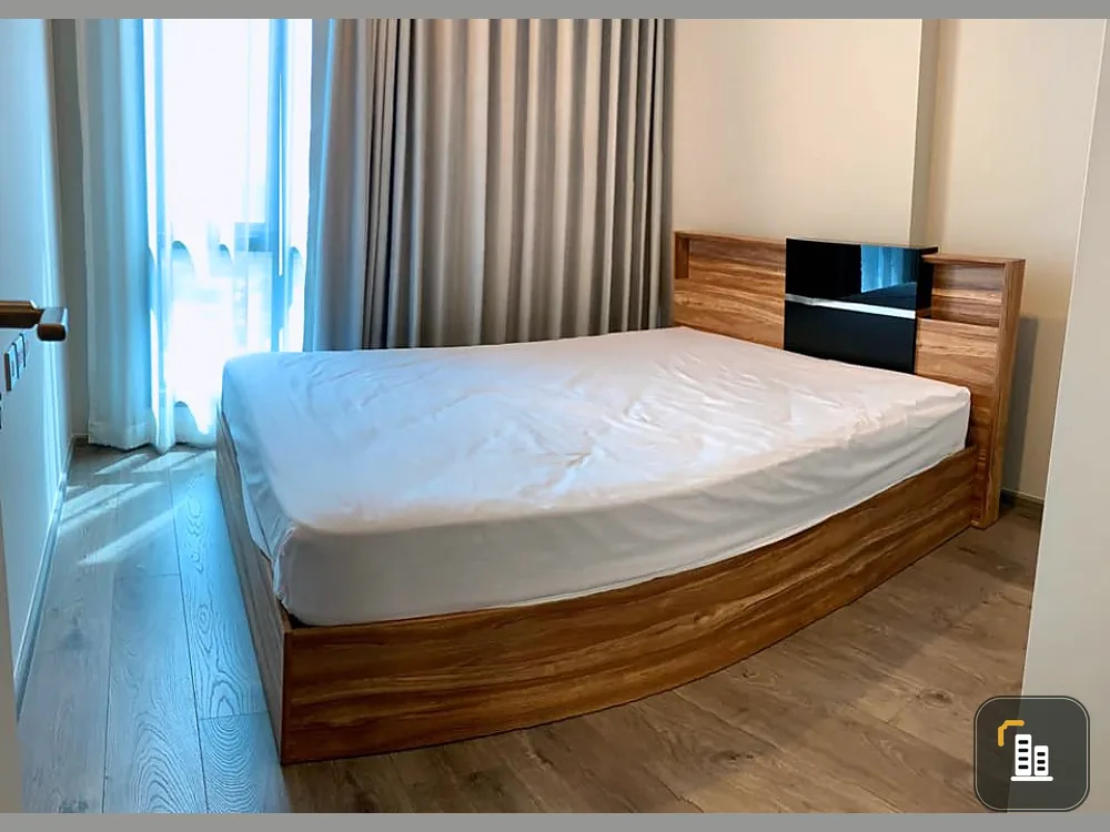 For rent, Whizdom Avenue Ratchada-Ladprao, Lomdee, unblocked view, fully furnished, Loft style, ready to move in. Book now.