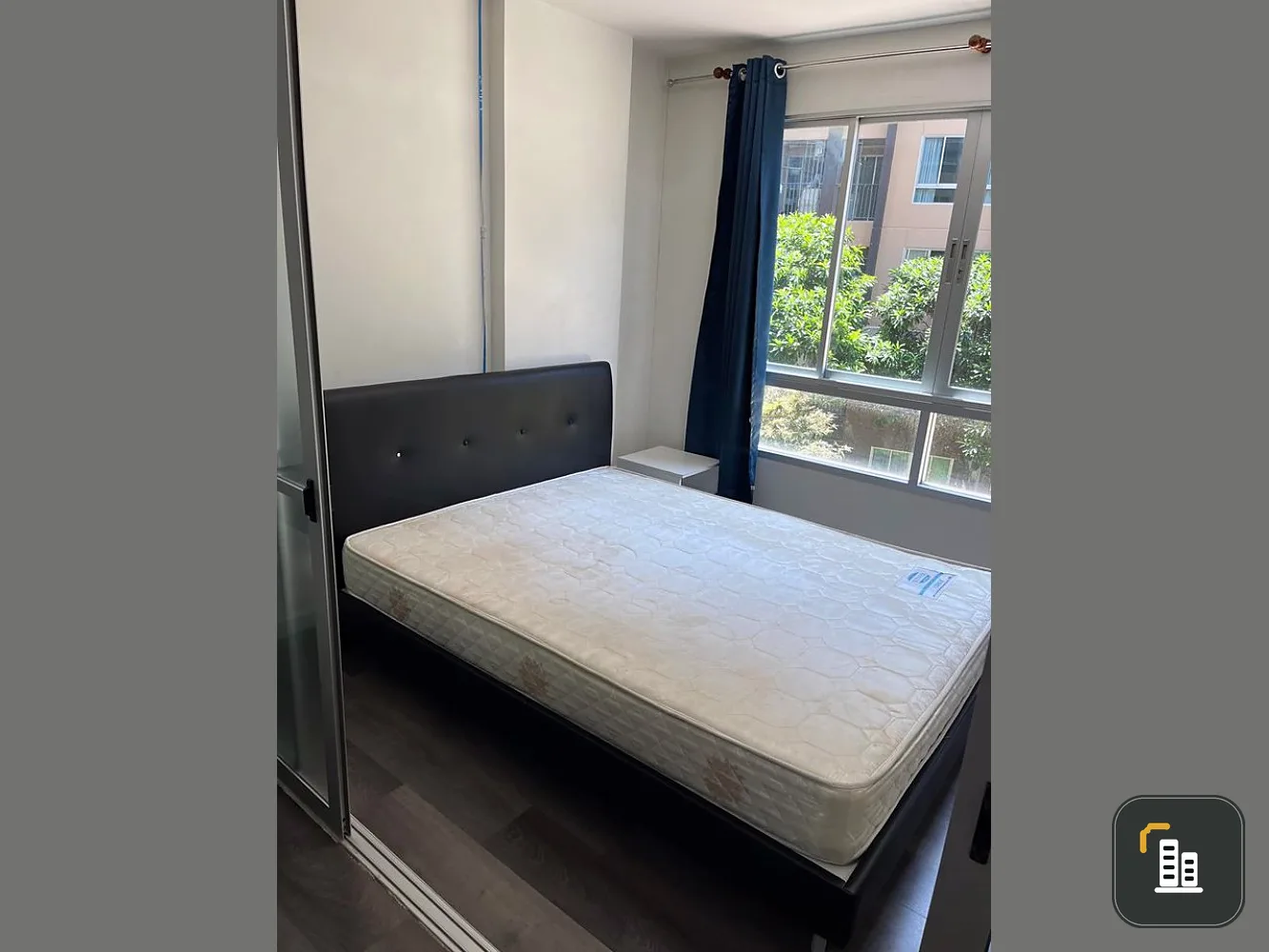 Selling D Condo Campus Rangsit Phase 1, garden view, quiet corner, fully furnished, do not miss it. Urgent.