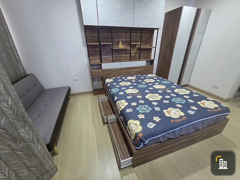 Condo for rent Supalai Veranda Ramkhamhaeng, new room, decorated Ready to move in, don't wait, hurry!!