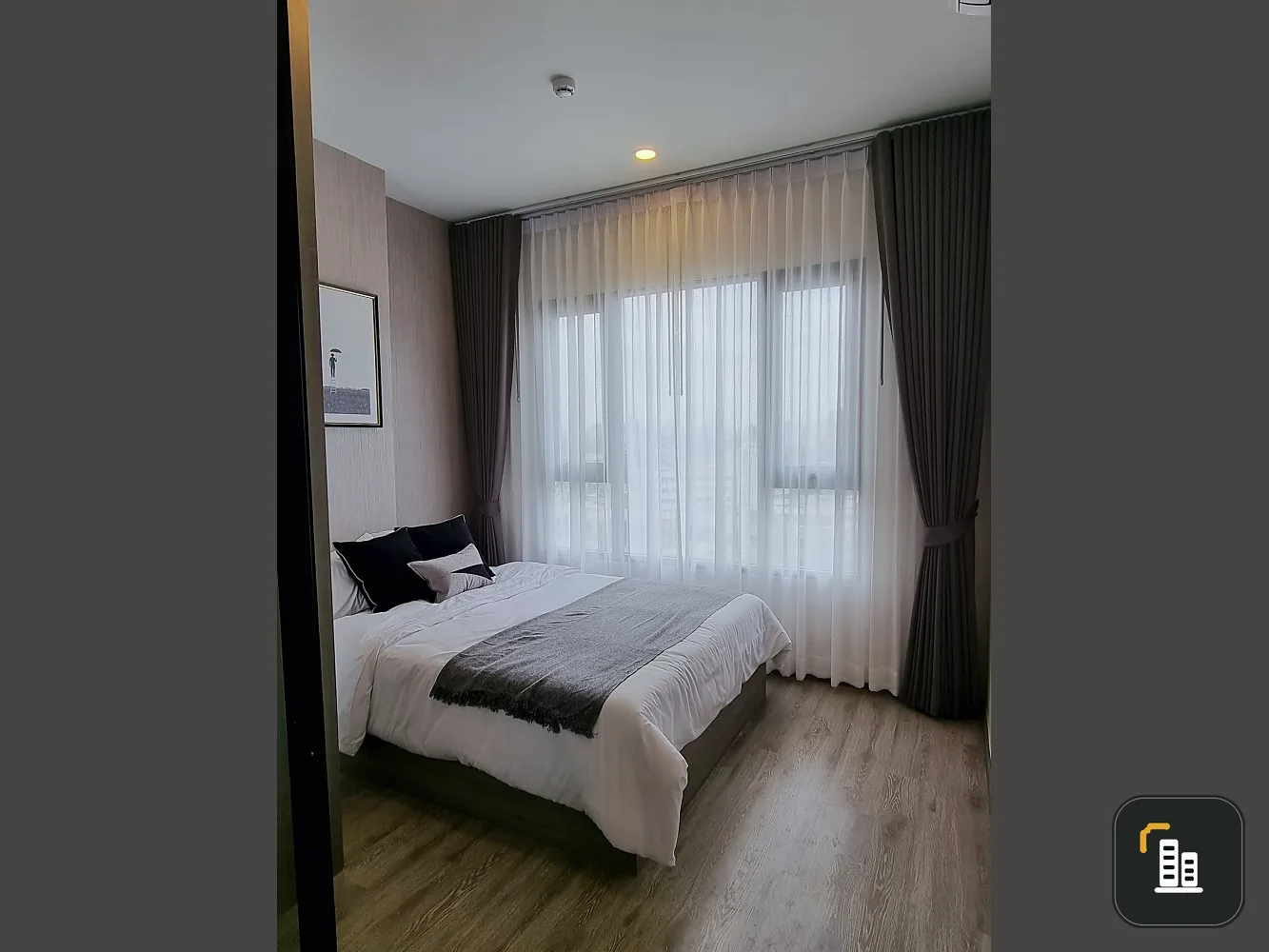 For Sale/Rent Knightsbridge Kasetsart Society 1 bedroom 1 multipurpose room, Building A, well decorated. Book now