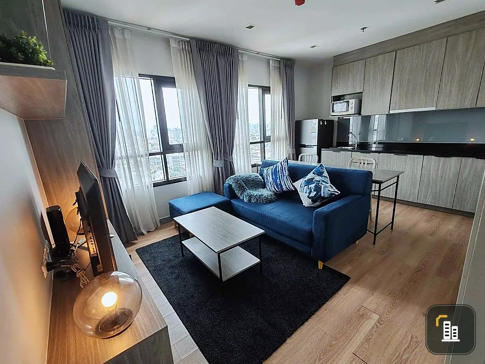 For rent, Chapter One, Midtown, Ladprao 24, corner room, 2 sides view, complete facilities, book now.