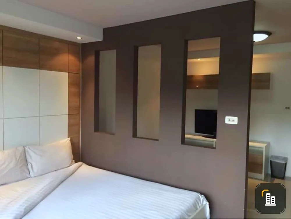Condo for sale, Champs Elysees Chaengwattana, 1 bedroom, 1 bathroom, Building B, 1st floor, corner room, very private, book now.