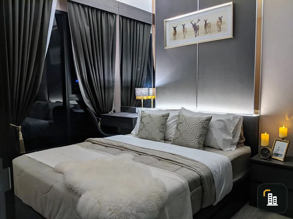 Condo for rent, Ideo Mobi Asoke, 2 bedrooms, ready to move in, convenient transportation, fully furnished, do not miss!!