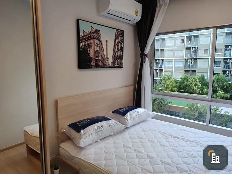 For rent Plum Condo Rangsit Alive Phase 1 pool and garden view Where to look Don't miss out on this room.