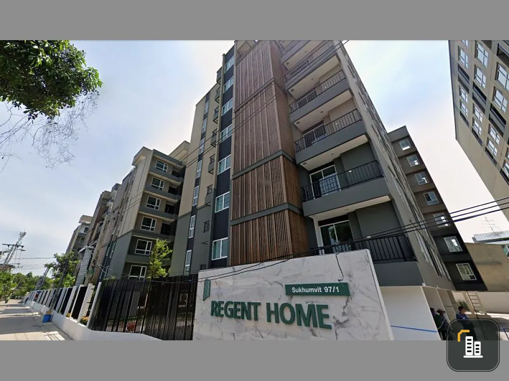 Condo for sale, Regent Home, Sukhumvit 97/1, Building A, 7th floor, corner room, clear view, good location, near the BTS. Don't miss it!!