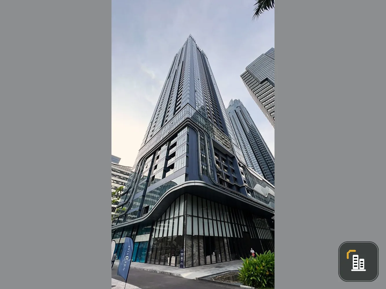 Condo for sale, One 9 Five Asoke-Rama 9, high rise building, beautiful room, good view, ready to move in, good location, don't miss it!!