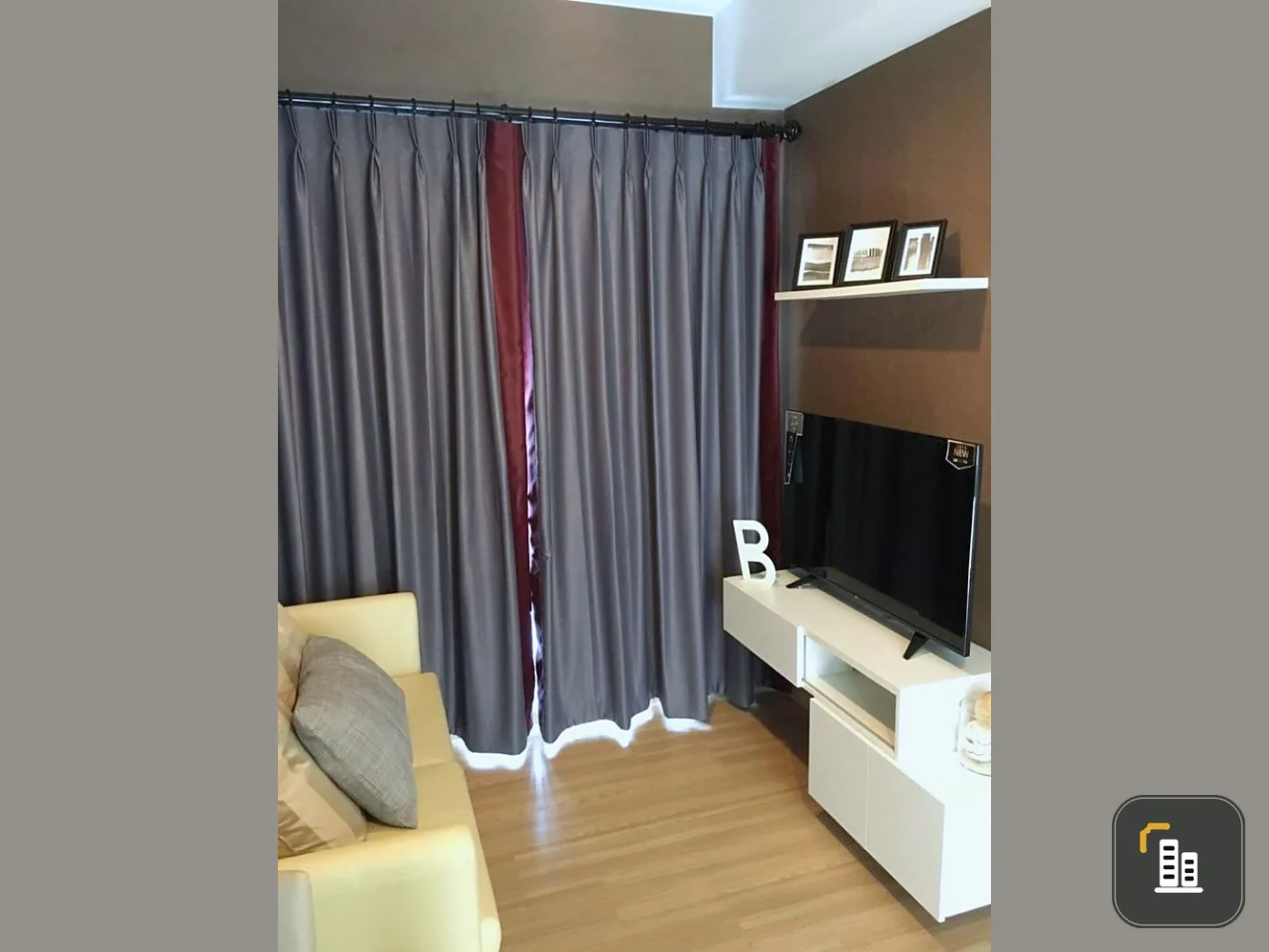 Sale De-Zone Condo Chaengwattana, 1 bedroom, 1 bathroom, divided into proportions With complete electrical appliances, if interested, click to reserve