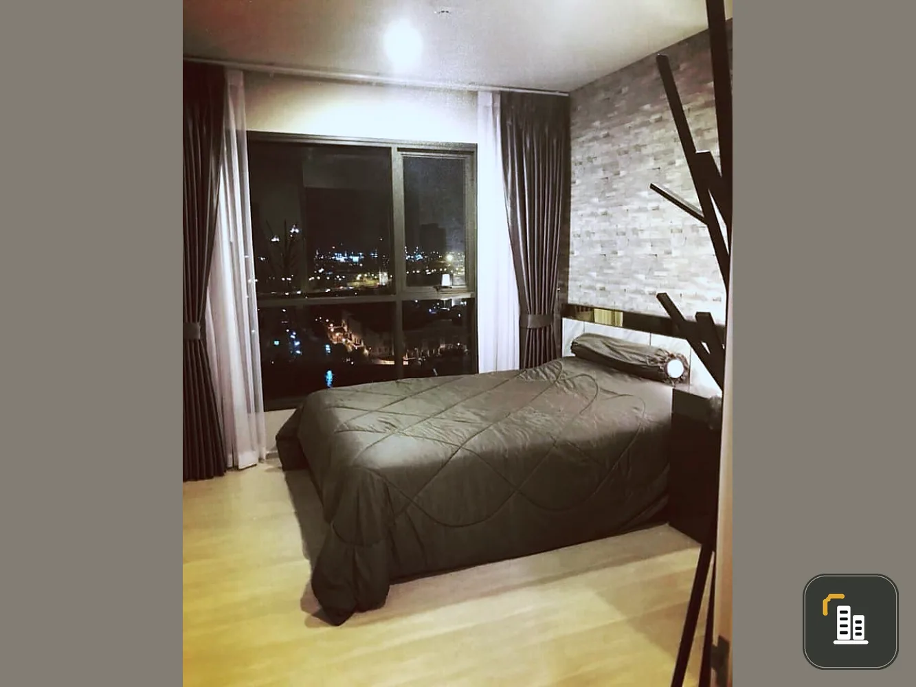 Condo for rent Life Sukhumvit 48, wide condo. On the main Sukhumvit road complete electrical appliances