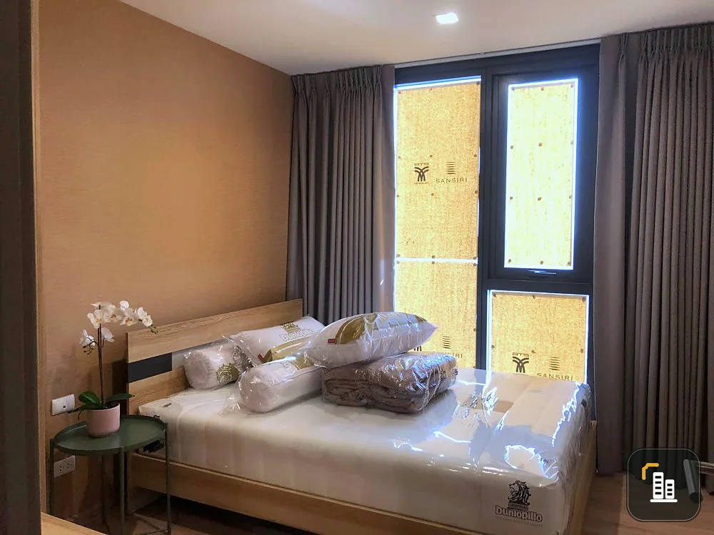 For rent, The base garden, Rama 9, warm room, good view, comfortable, affordable price, complete in one place, must not miss