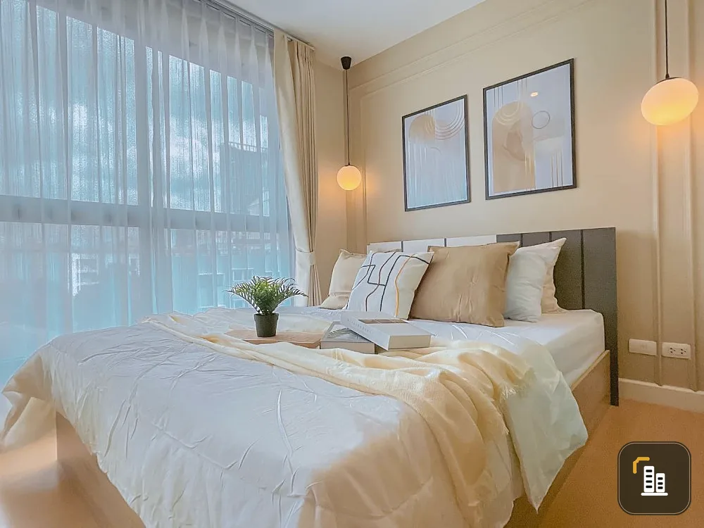 Condo for Sale, Metro Sky Ratchada, beautiful room, built-in, full Let me tell you that you should not miss this room.