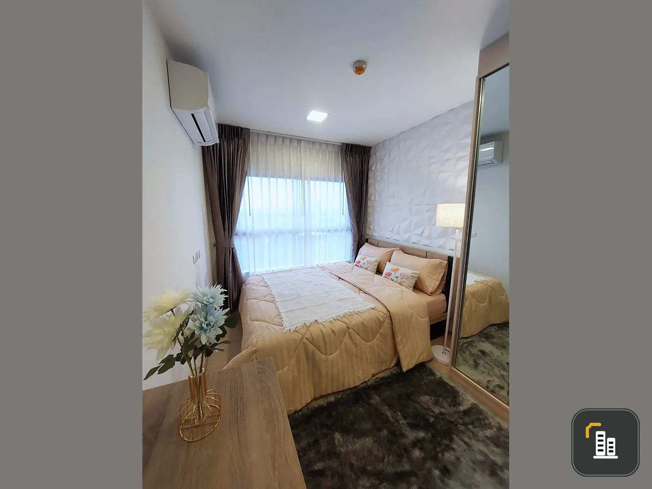 For sale: Plum Condo Rangsit Fresh, north side, fully furnished room, beautiful room, can't miss it.