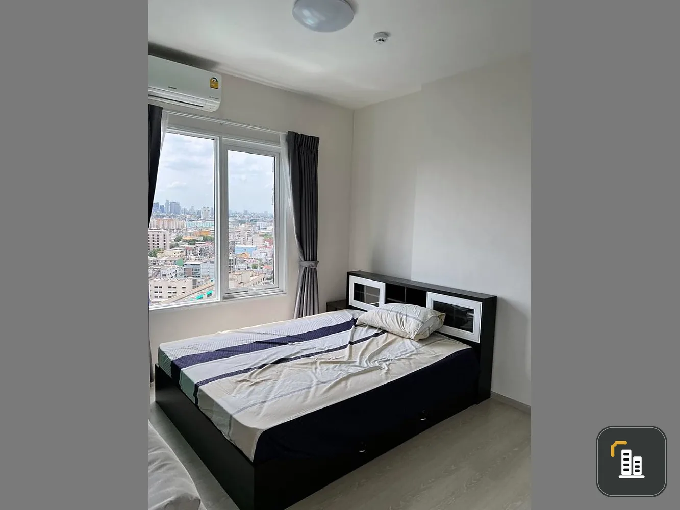 Condo for sale Chapter One Eco Ratchada Huay Kwang, corner room with privacy affordable price Hurry up and reserve now.