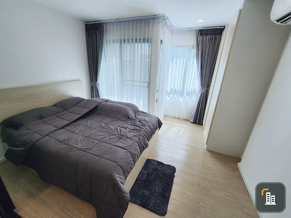 Sell Wynn Ladprao-Chokchai, 4 rooms, ready to move in, super new condition, plus a large bed Can't reserve anymore