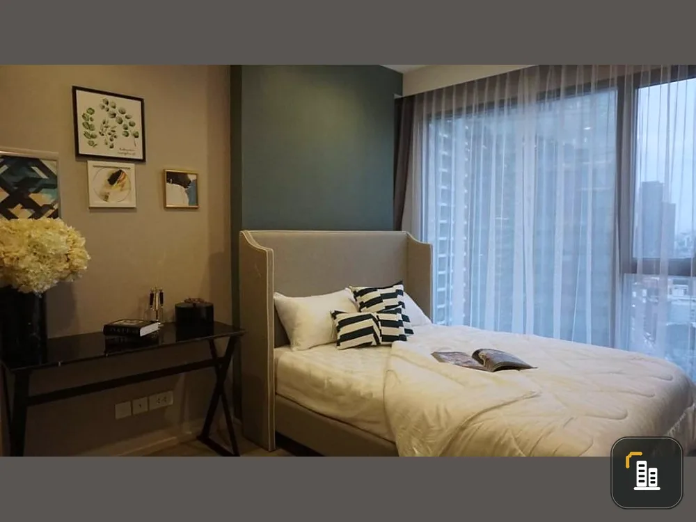 For rent Condo ideo mobi Asok, 21st floor, high view, fully furnished room. Plus the best price Not booking is a big mistake.