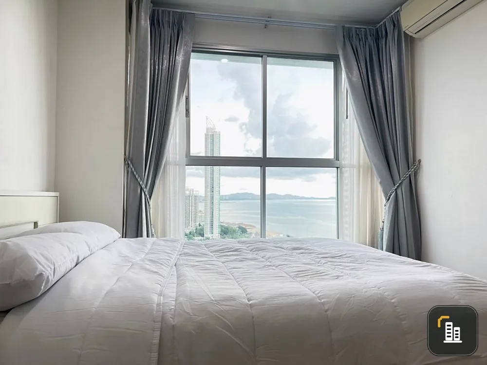 Condo for sale, Lumpini Park Beach, Jomtien (Jomtien), beautiful room, fully furnished, ready to move in, sea view