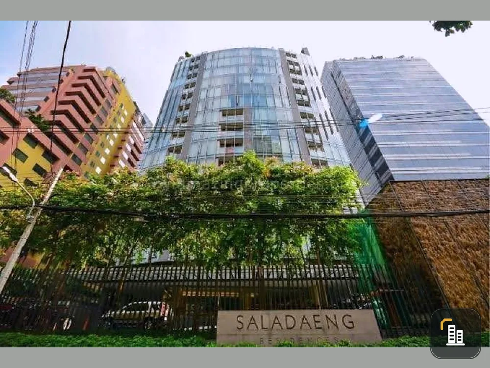 Condo for sale, Saladaeng Residence, clean room, ready to use, good location, near BTS and MRT