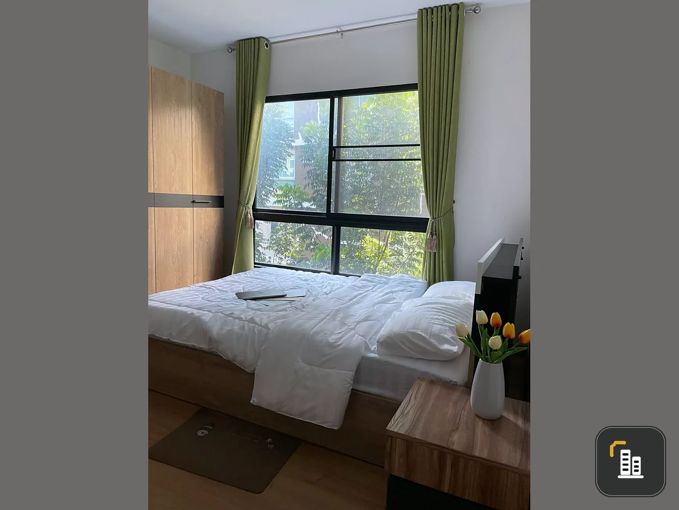 For sale, for rent, Supalai Cute Ratchayothin-Phahonyothin 34, 3rd floor, nice room, separated from the kitchen. Hurry and reserve.