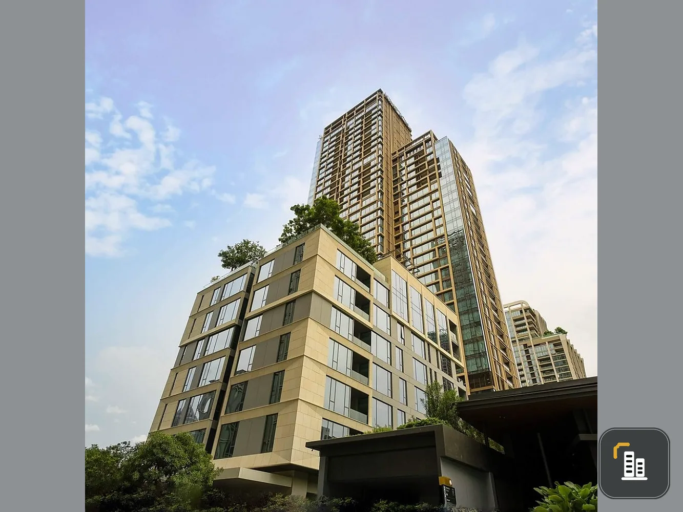 Condo for sale, Sindhorn Langsuan, 2 bedrooms, 2nd floor, good position, ready to move in. Hurry up to reserve!!