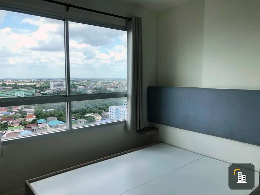 Sale Lumpini Ville Nakhon In-River View, high floor, city view, fully furnished, book quickly, don't miss it.