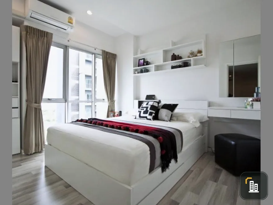 Urgent for rent!! Condo The Key Chaengwattana, 2 bedrooms, 2 bathrooms, very beautiful room, pool view, very beautiful!!!
