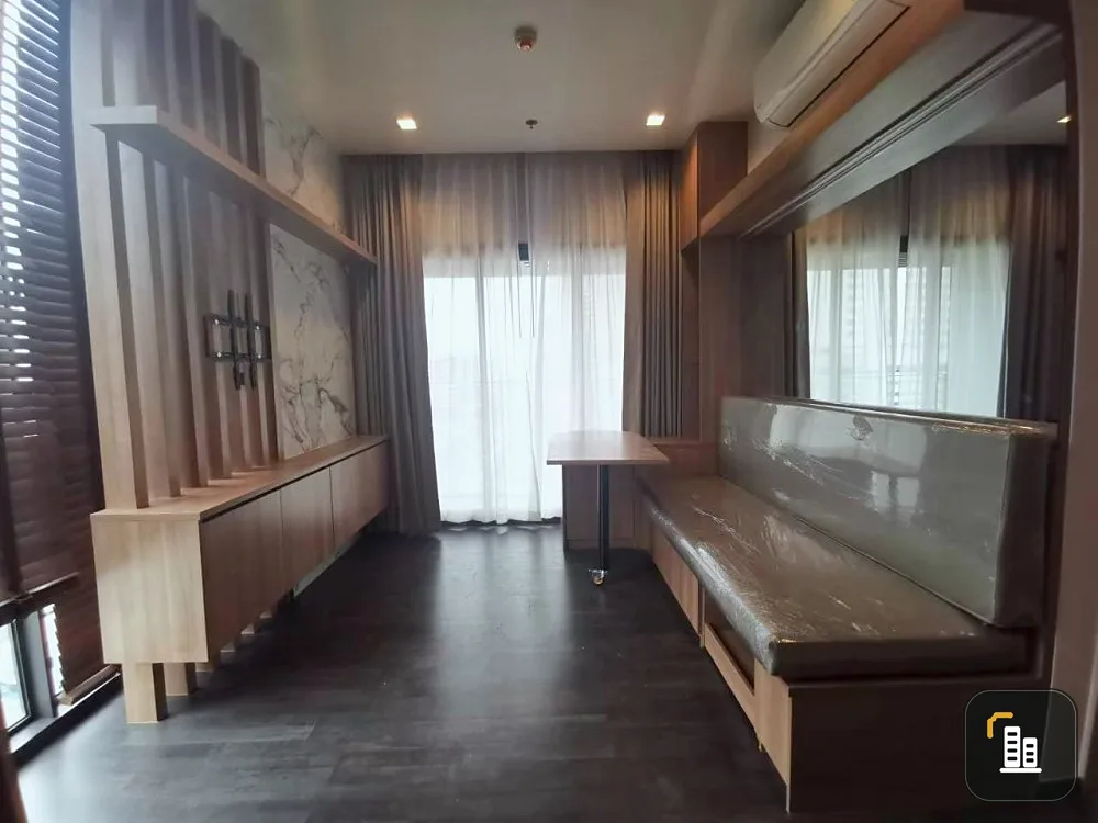 Condo for rent, The Line Asoke Ratchada, fully furnished + electrical appliances, ready to move in, drag your bag, can move in!!