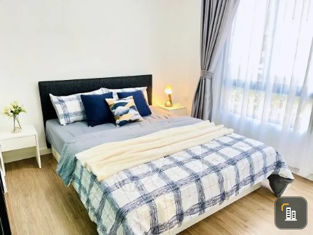 For rent!! Icondo Salaya Phase 2, 2nd floor, Building D, garden view, fully furnished, ready to move in, don't miss it!!