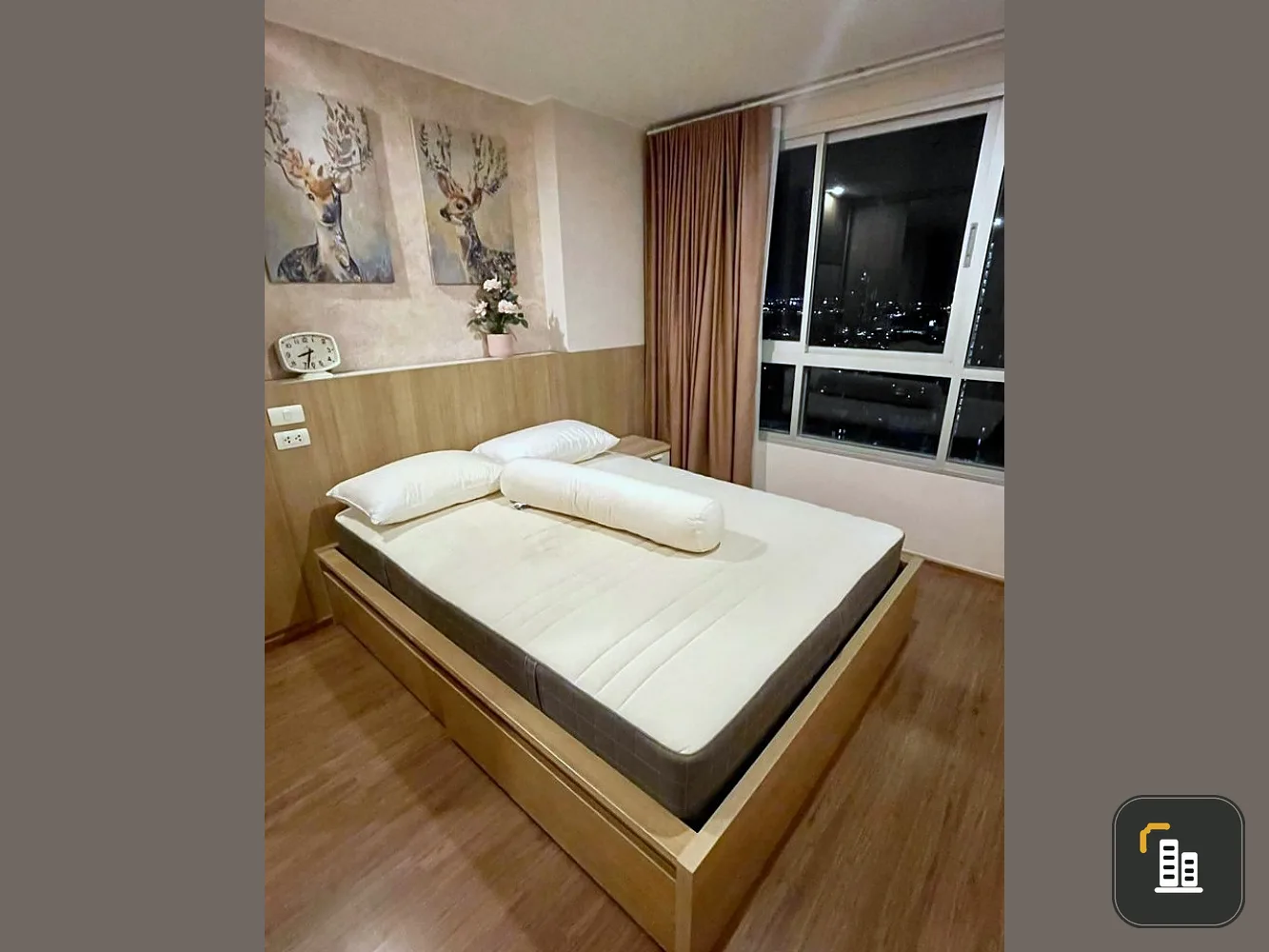Condo for sale, U delight @ Talat Phlu Station, high floor, beautiful river view. Got a cool built-in Don't miss a lot