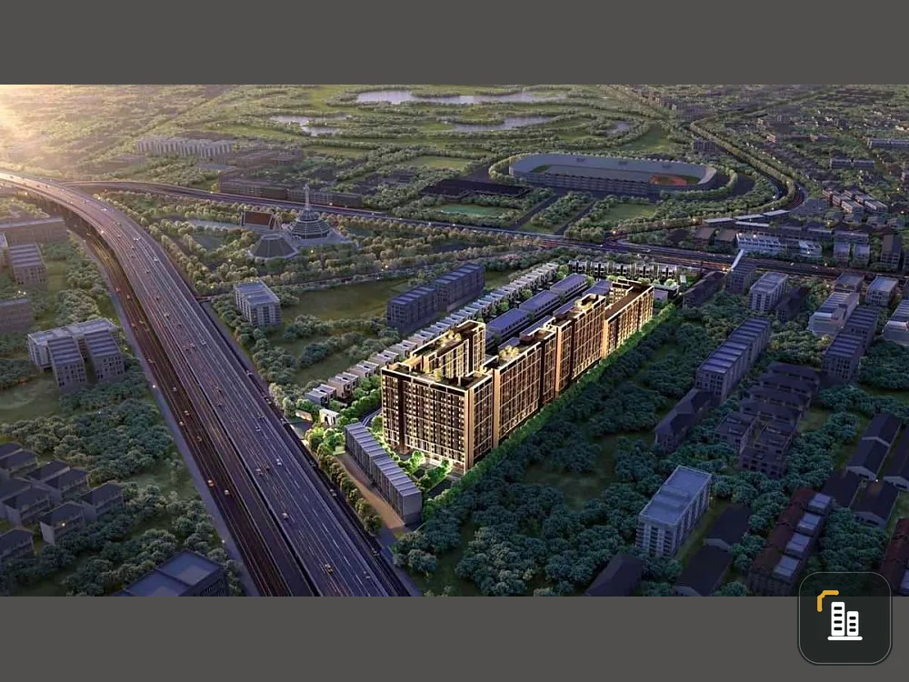 Sale down payment New Connex Condo Don Mueang, good location, corner room, facing north, don't miss it.