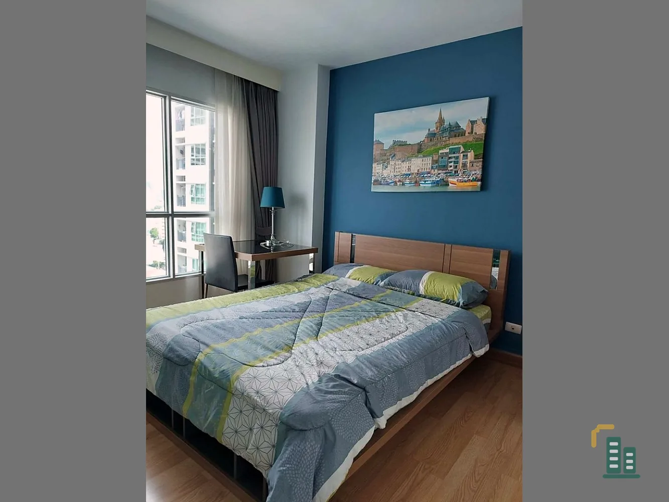 Condo for rent, The Aspire Rama 4, pool view and city view, complete electrical appliances I'm ready