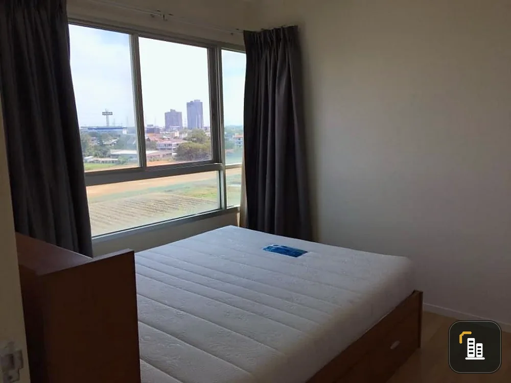Sale/rent Lumpini Condo, Mega City Bangna, Building C, 9th floor, corner room, clear view, ready to move in, easy to travel, book now.