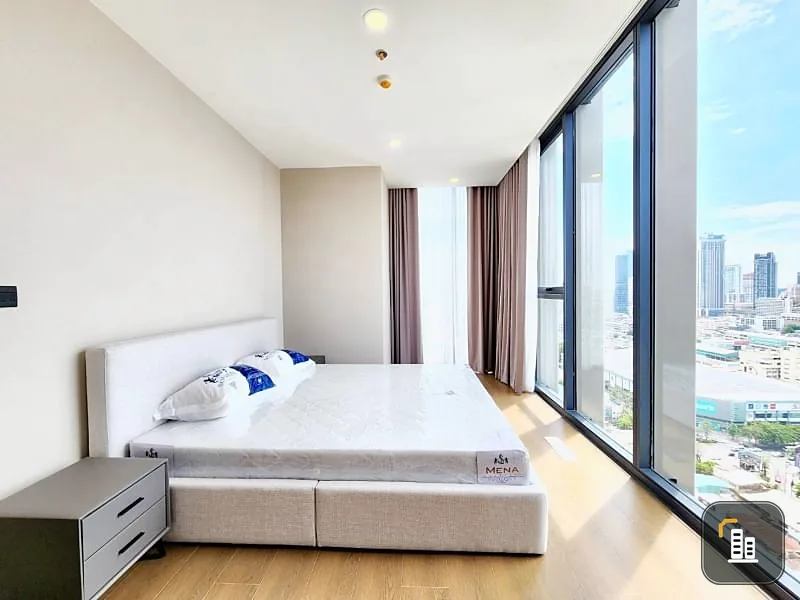 Sell for rent!! Condo Cooper Siam, high floor, beautiful view, complete facilities. Ready to move in. Don't miss it!!