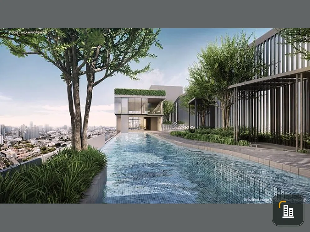 Sale down payment!! Condo New Noble Ngamwongwan, a condo in a prime location, convenient transportation, hurry and book now!!
