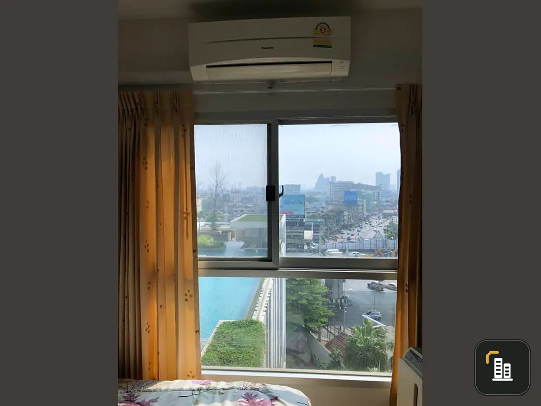 The Parkland Ngamwongwan Khaerai for sale, beautiful room, pool view, 1 bedroom, great atmosphere, book now, don't miss it.