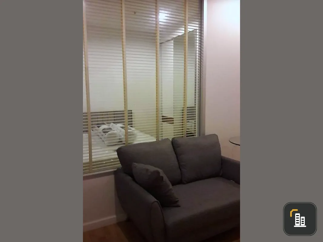 Selling The Parkland Ngamwongwan, Khae Rai, this room has a very good view, fully furnished, 1 bedroom, ready to move in. Book now.
