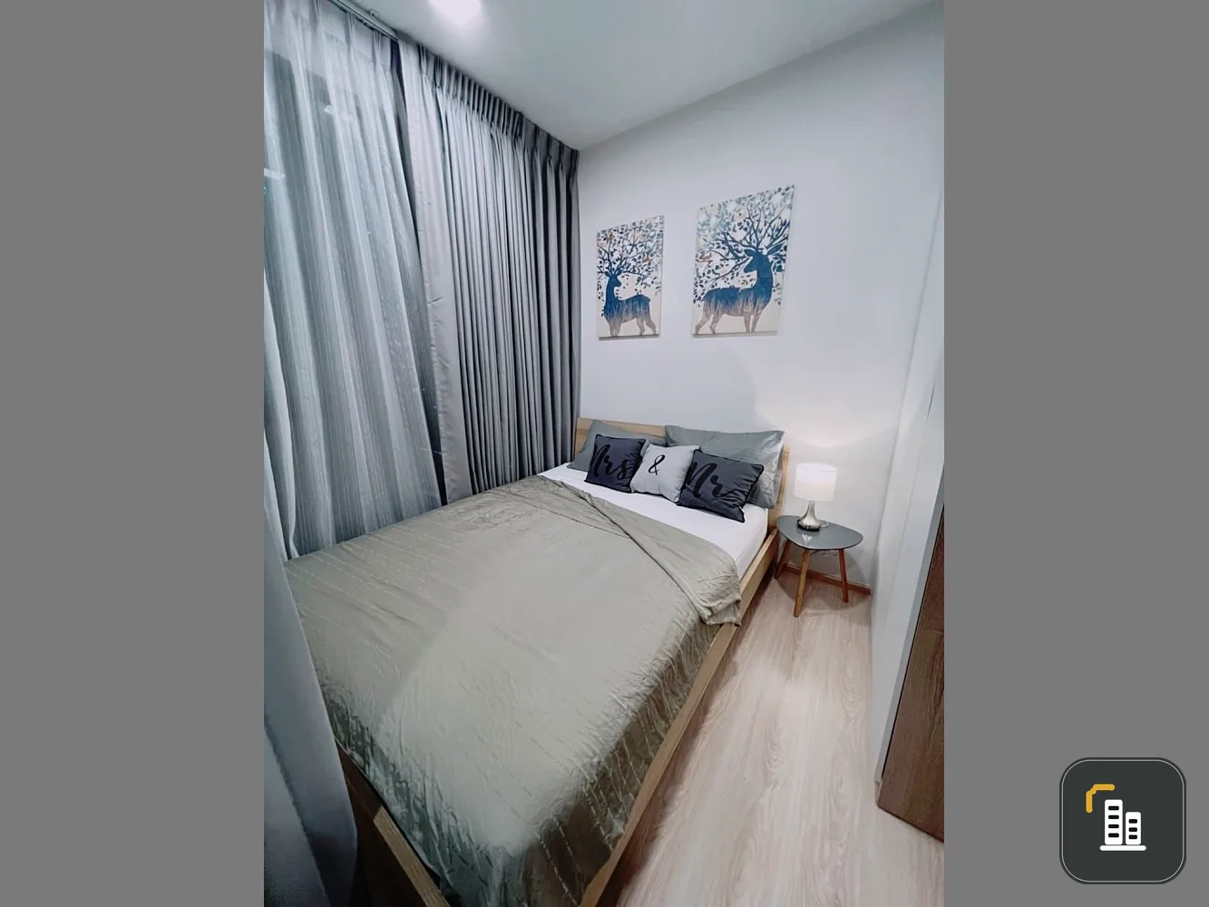 For rent UNIO-H Tiwanon, studio room, beautiful decoration, fully furnished Ready to carry your luggage in.