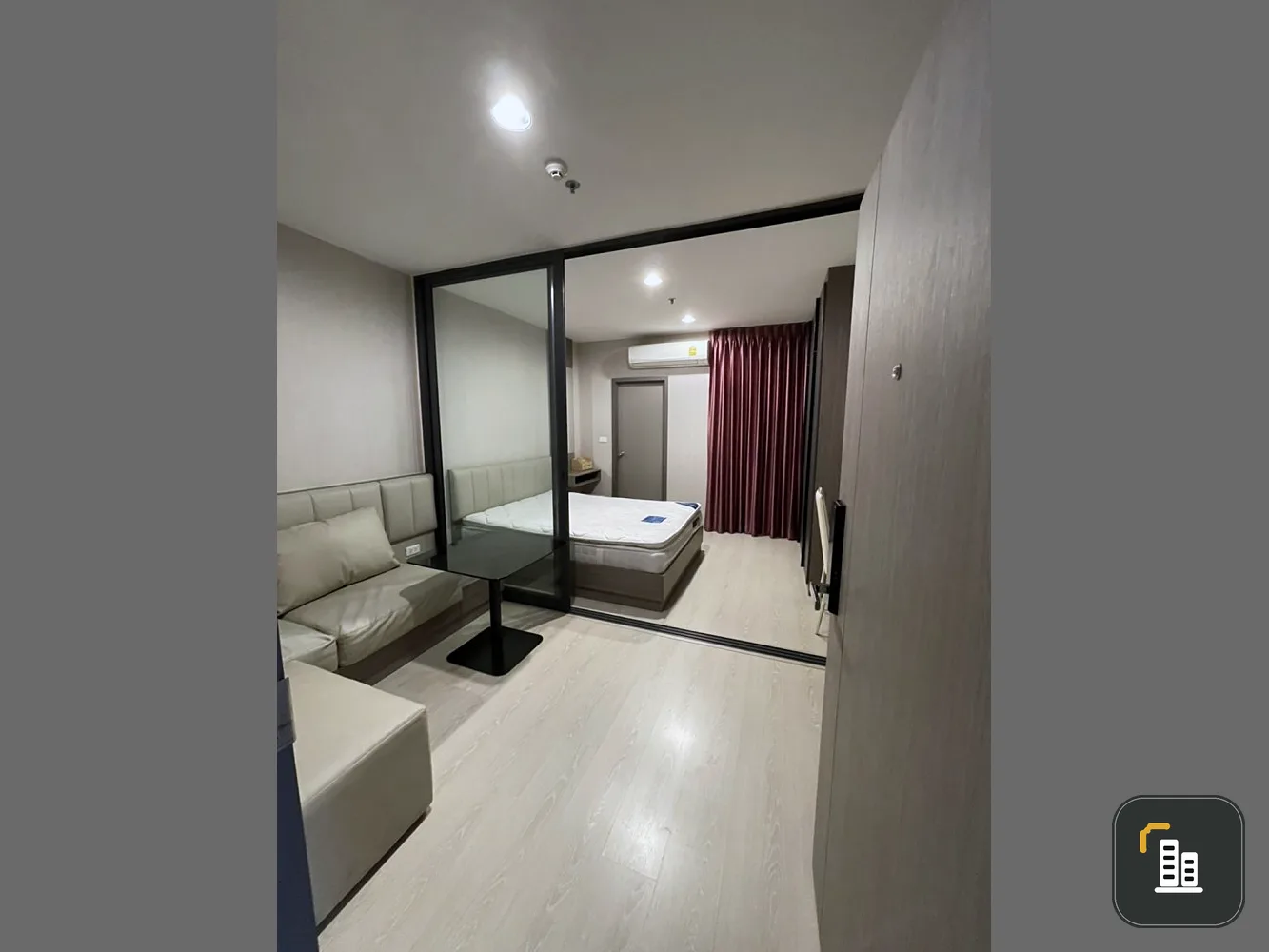 Ideo Tha Phra Interchange for sale, north room, quiet, private All electrical appliances Book now