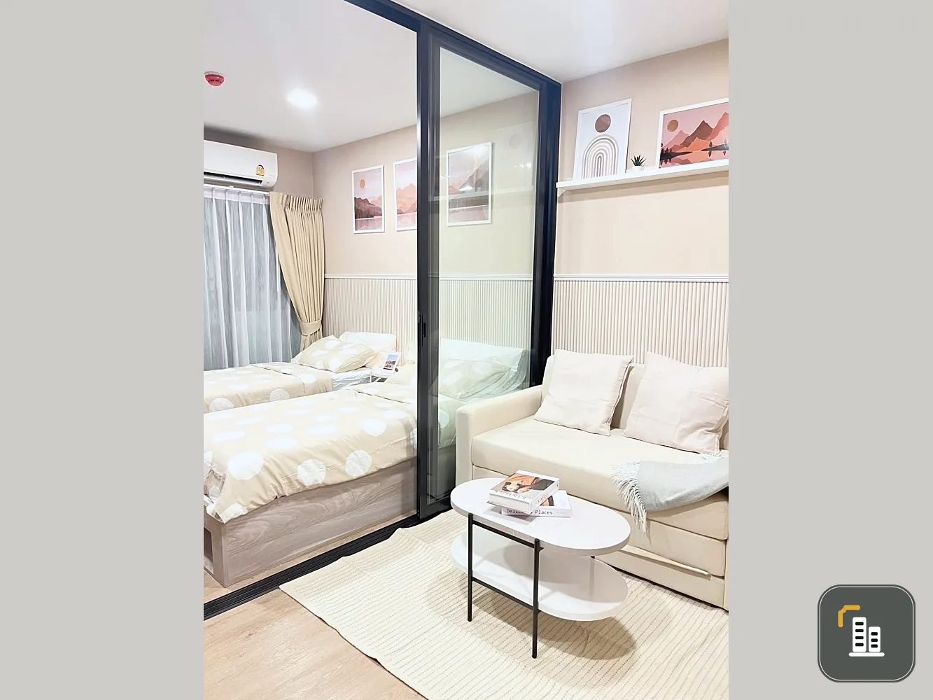 For rent Kave TU condo, very cute room can be alone Being a couple is not lonely. Fully furnished, book