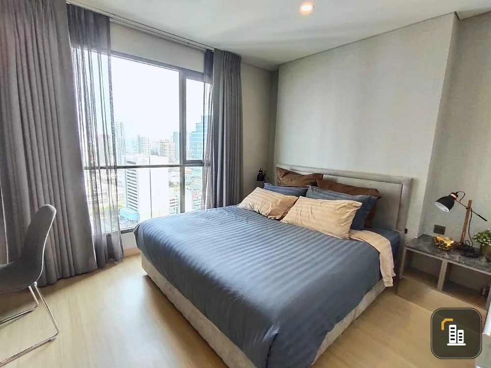 For rent, Lumpini Suite Phetchaburi - Makkasan, beautiful room, beautiful decoration, don't wait.