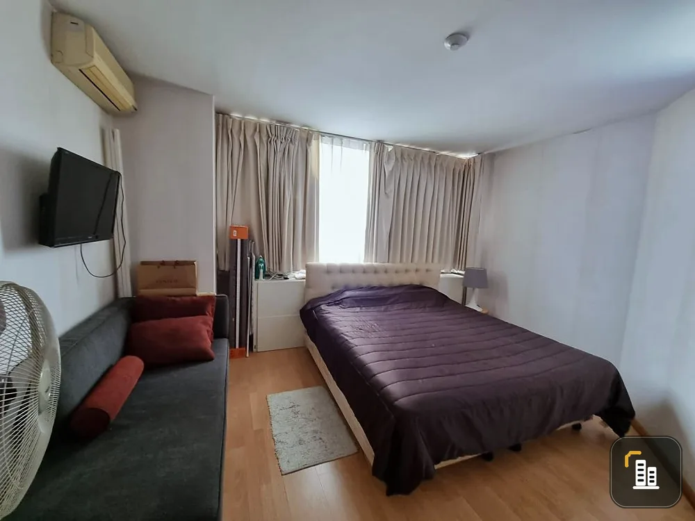 Condo for rent or sell, Supalai Park, Phahon Yothin 21, very spacious room, 1 bedroom, 1 bathroom, fully furnished, book quickly.