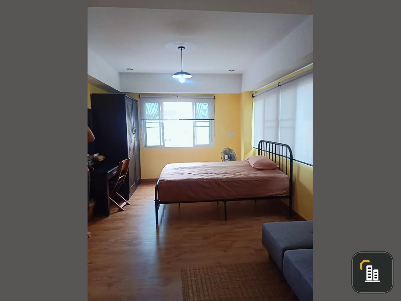 For Sale Happy Condo Laksi-Don Mueang Large corner room, 2nd floor, fully furnished, wow price, hurry up to reserve.
