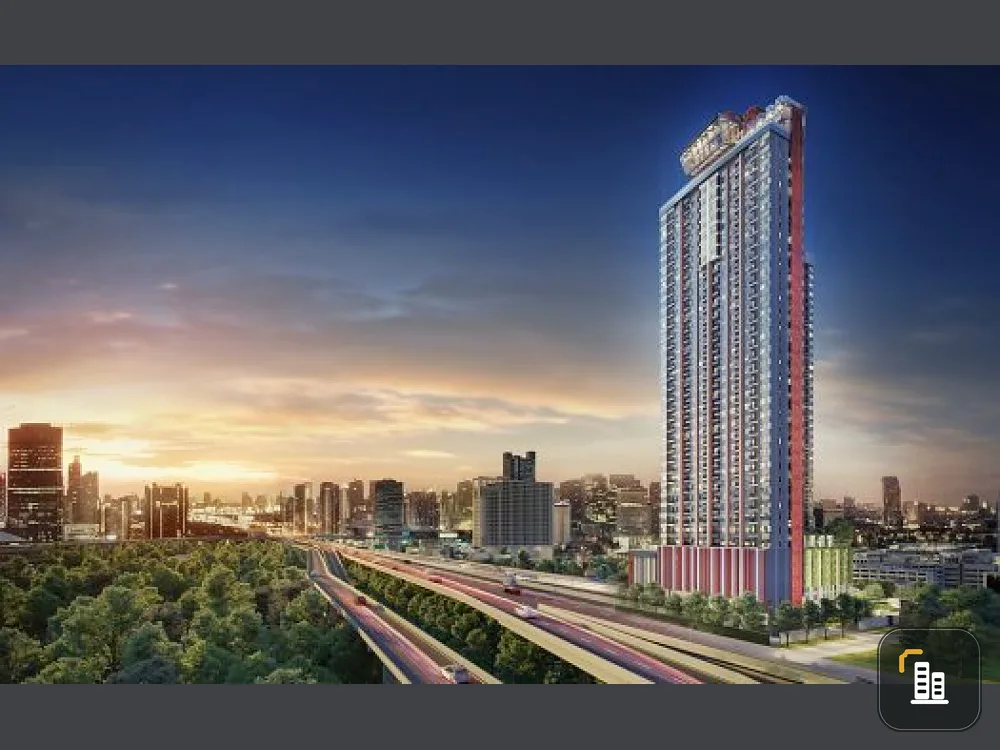 For rent!! Condo Life Asoke Hype, 19th floor, high floor, beautiful room, fully furnished, ready to move in, don't miss it!!