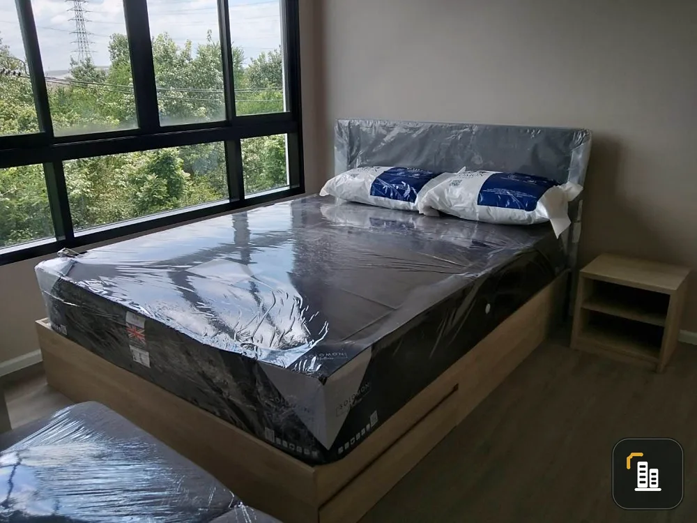 Urgent for rent, d Condo Hideaway Rangsit, Phase 4, Studio room, 4th floor, high power, affordable price, don't miss it.