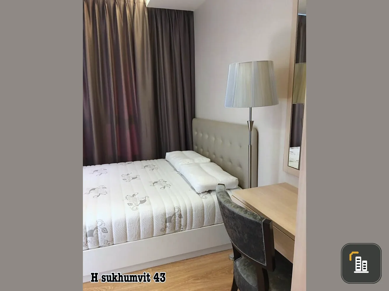 For rent, H Condo Sukhumvit 43, fully furnished, beautiful room, very nice, hurry up to reserve, do not miss it!!